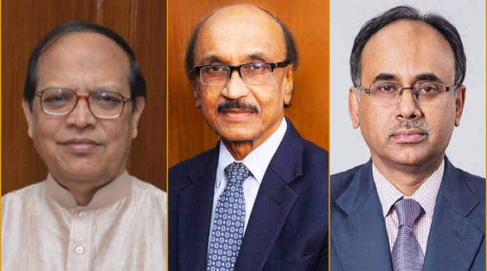 সাবেক গভর্নর ড. আতিউর রহমান, ফজলে কবির এবং আব্দুর রউফ তালুকদার